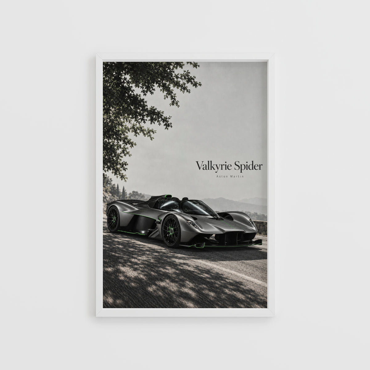 Vintage Aston Martin Valkyrie Spider Print