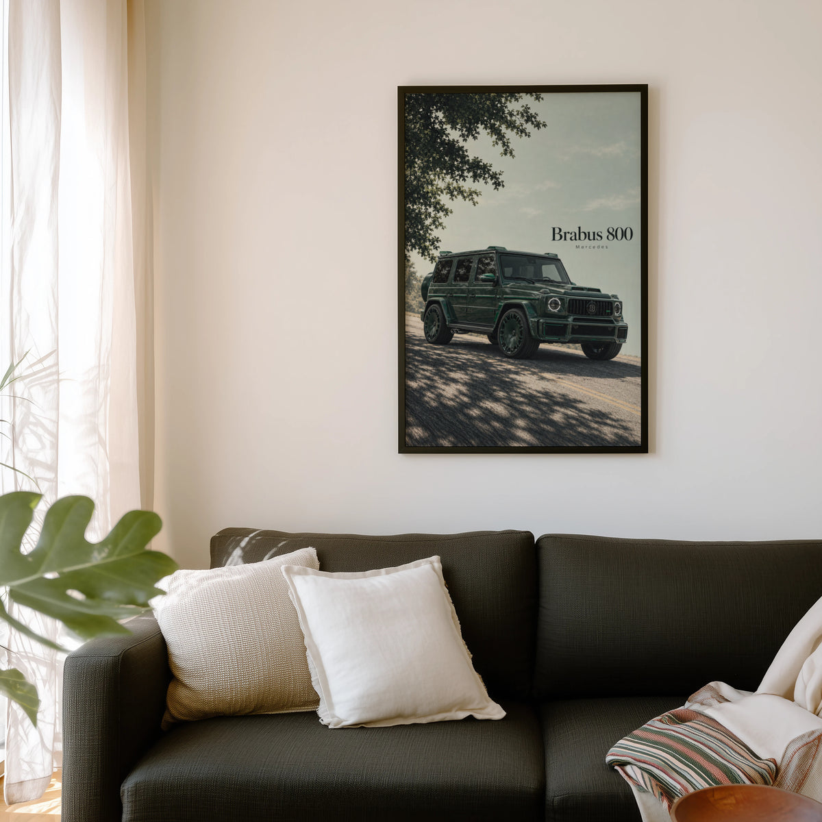Vintage Mercedes Brabus 800 Print, SUV Wall Art