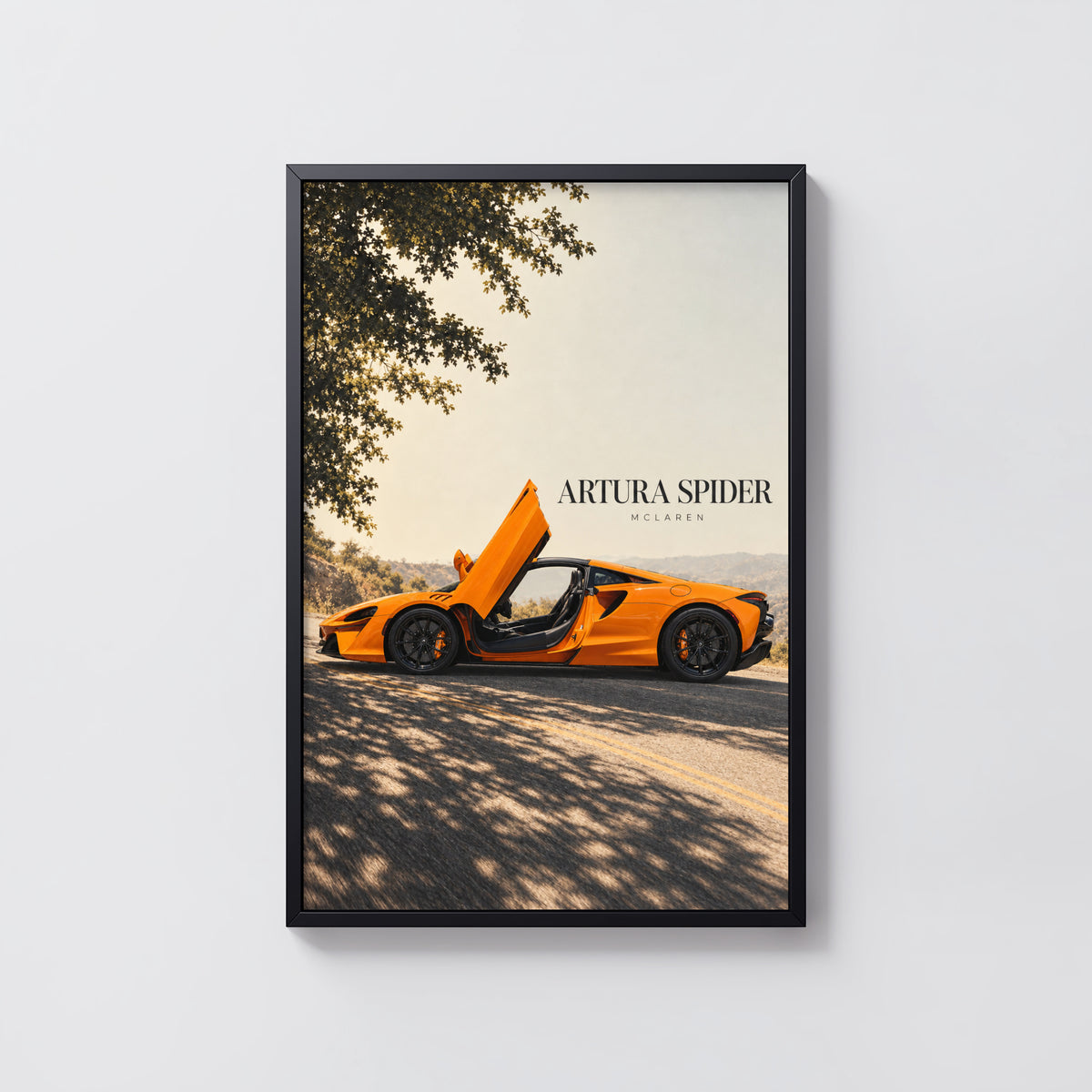 Vintage McLaren Artura Spider Car Print