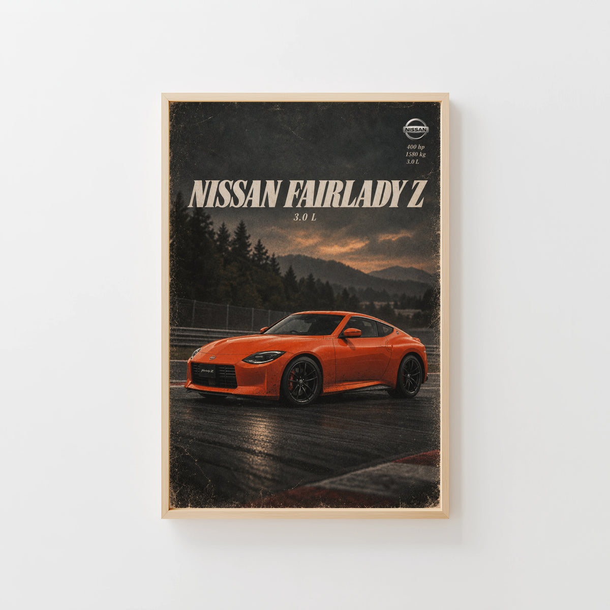 Vintage Nissan Fairlady Z Print, Car Wall Art