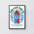 Vintage ICEE Cola Poster, Retro Diner Wall Art, Print