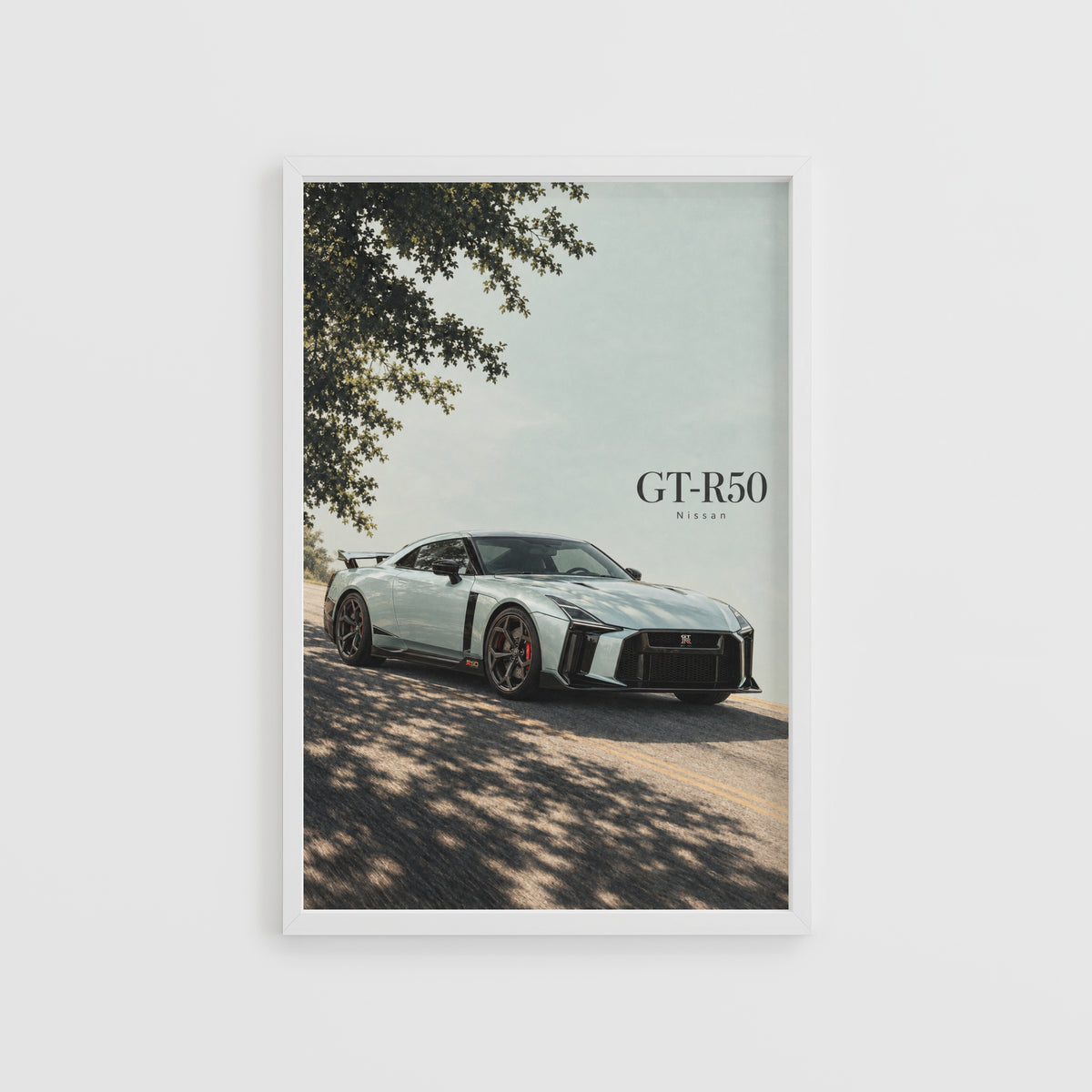 Vintage Nissan GT-R50 Car Print, Wall Art