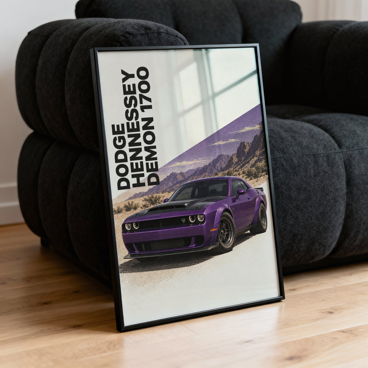 Vintage Dodge Demon Print, Muscle Car Poster