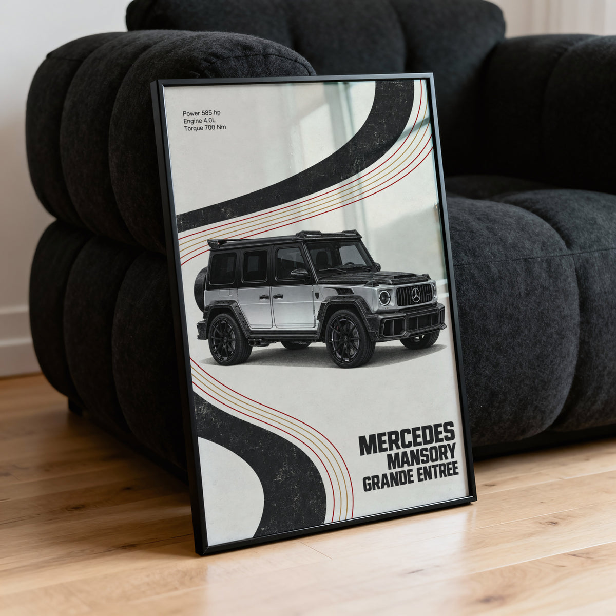 Vintage Mercedes Mansory G Wagon Print Wall Art