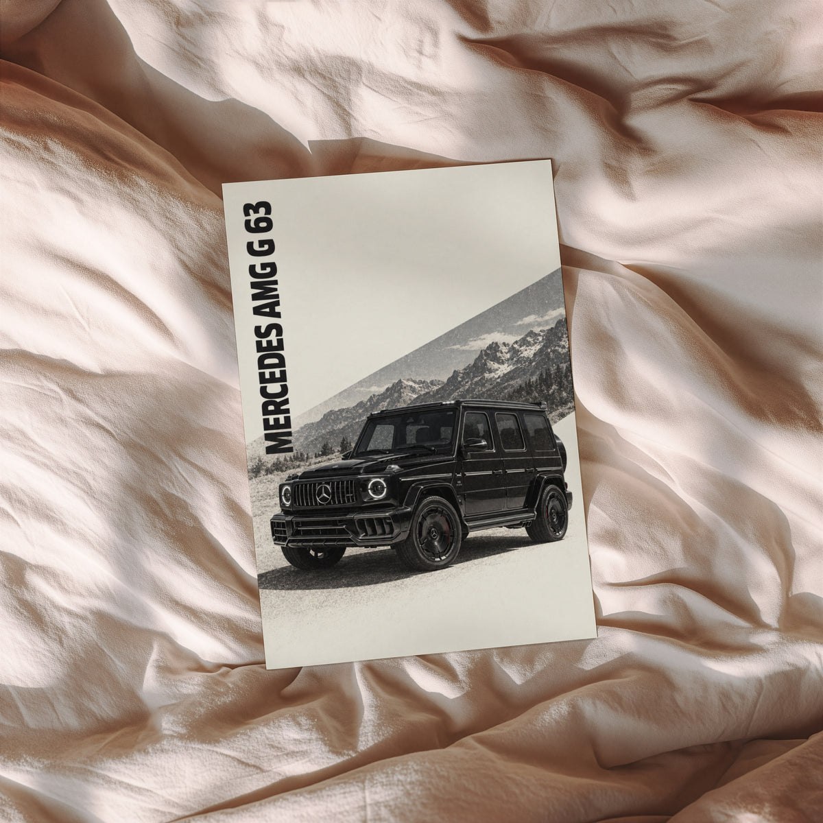 Vintage Mercedes AMG G 63 Print, Car Wall Art