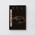 Vintage Dodge Demon Restomod Muscle Car Print