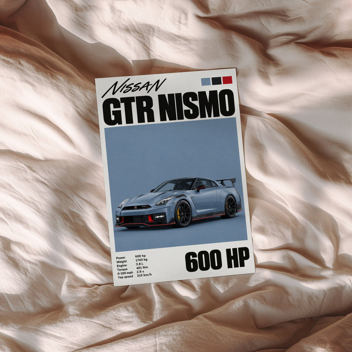 Vintage Nissan GTR NISMO Print, Car Wall Art