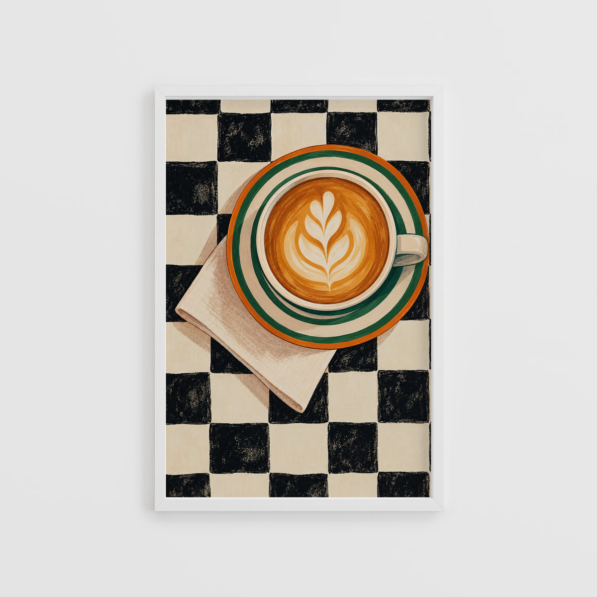 Vintage Coffee Print and Poster, Cafe Wall Art
