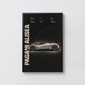 Vintage Pagani Alisea Print, Supercar Art