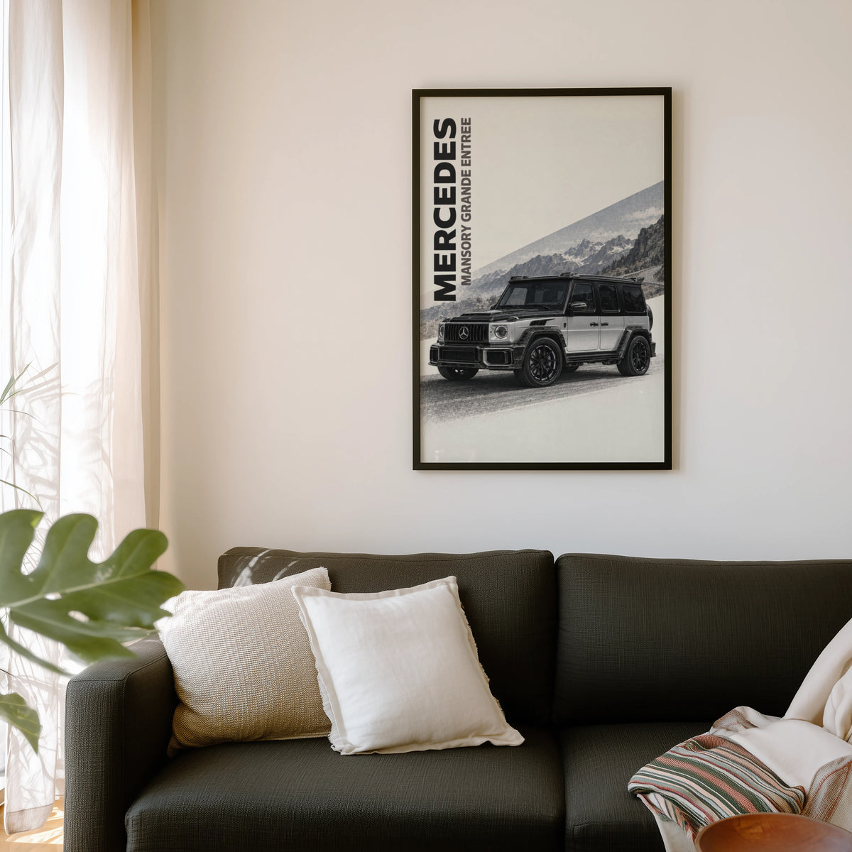 Vintage Mercedes G Wagon Print, Car Wall Art