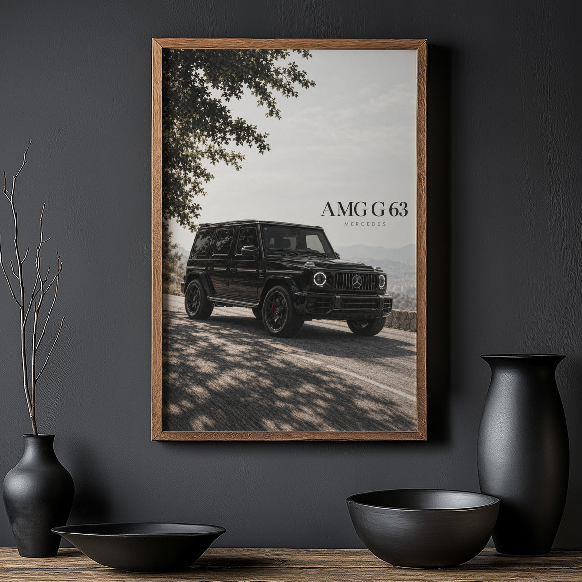 Vintage Mercedes AMG G 63 Print, Car Wall Art