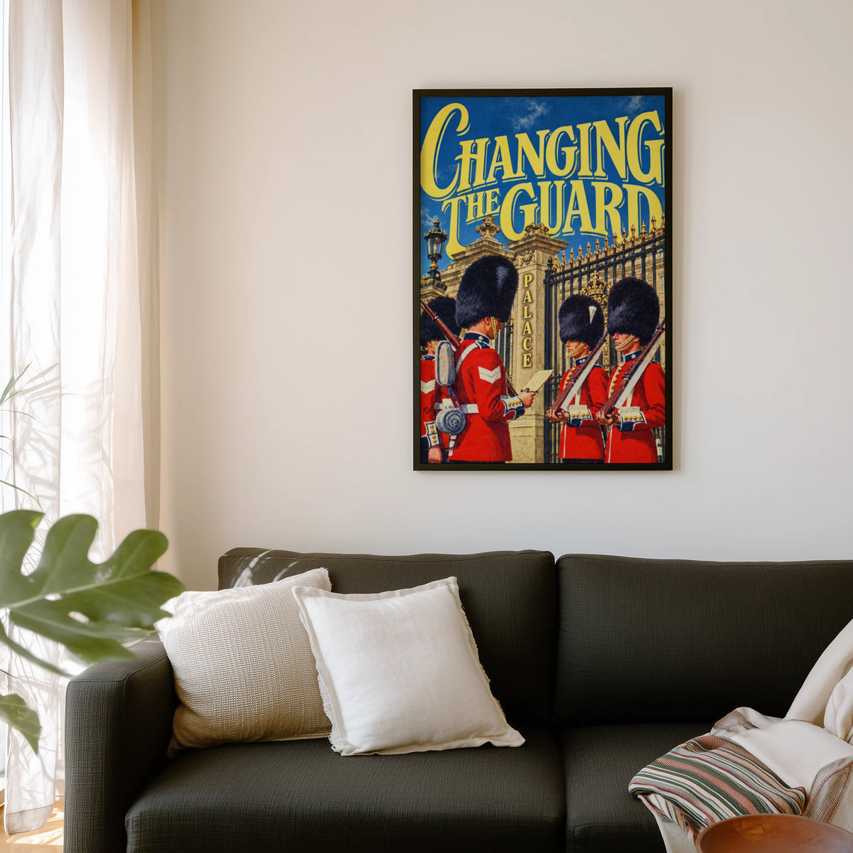 Vintage Changing the Guard Poster, London Print