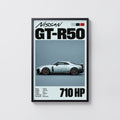 Vintage Nissan GT-R50 Print, Car Wall Art