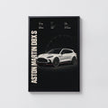 Vintage Aston Martin DBX S Print, Car Poster, Wall Art