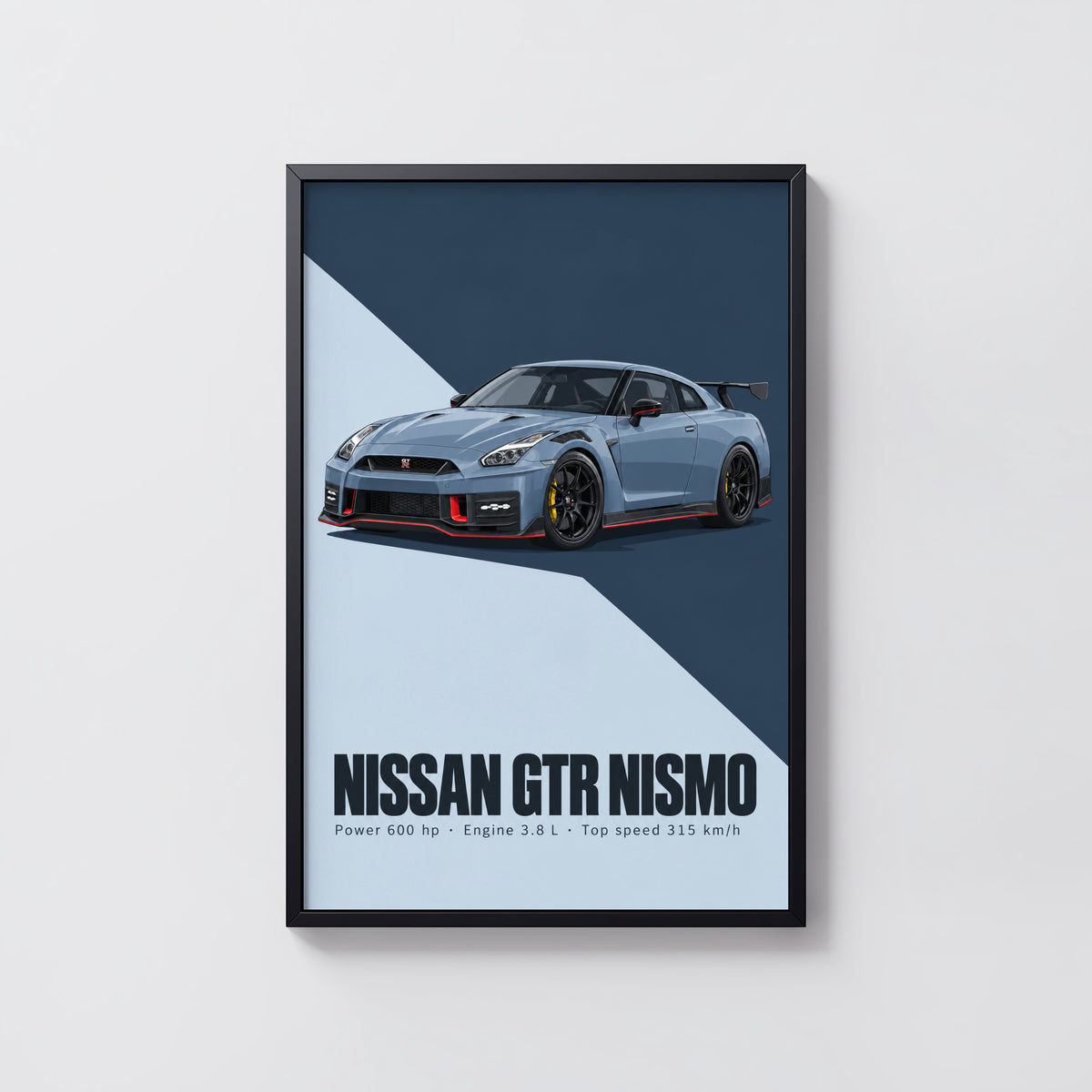 Vintage Nissan GTR Nismo Print, JDM Car Wall Art