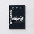 Vintage Toyota GR 86 Print, Car Wall Art