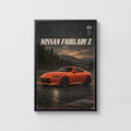 Vintage Nissan Fairlady Z Print, Car Wall Art