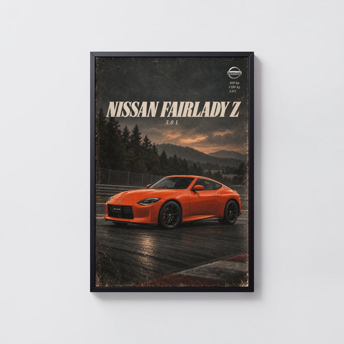 Vintage Nissan Fairlady Z Print, Car Wall Art