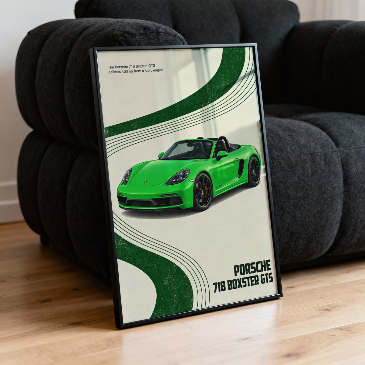 Vintage Print, Porsche Boxster GTS Car Wall Art