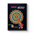 Vintage Mexico Travel Poster 1960, Aeronaves de Mexico, Fly To Mexico, Mid Century airline Art Print