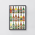 Vintage Emu Stout Beer Print and Poster, Dark Beer Art