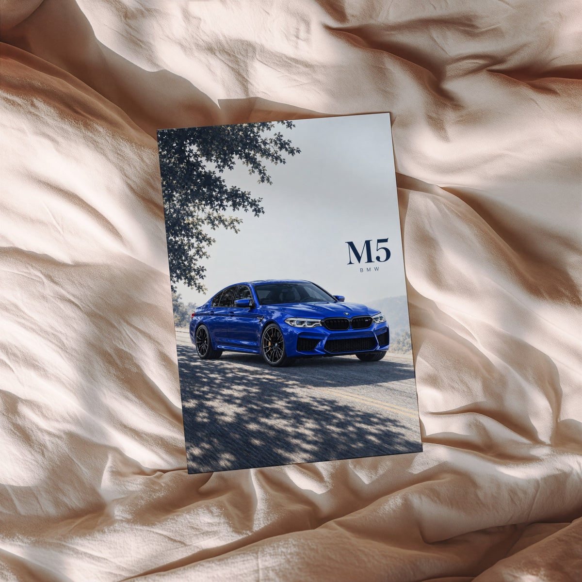Vintage BMW M5 Print, Car Wall Art