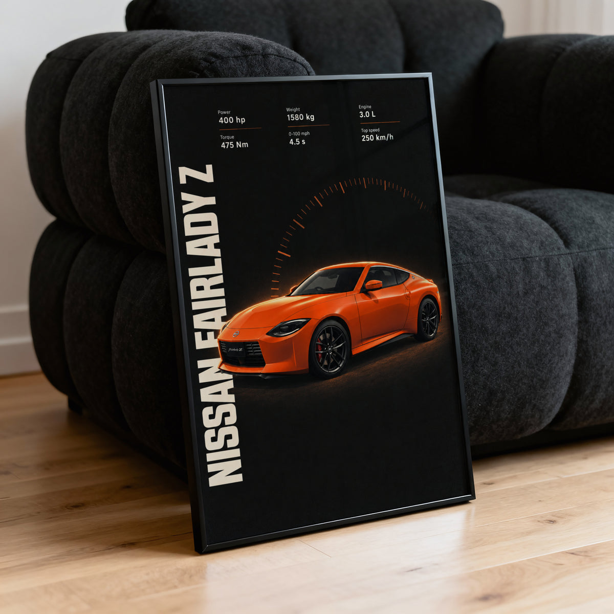 Vintage Nissan Fairlady Z Print, Car Wall Art