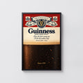 Vintage Guinness Print, Irish Stout Beer Poster, Pub Art