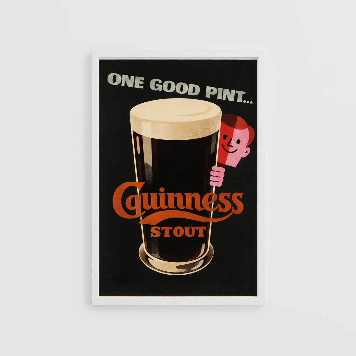 Vintage Guinness Stout Print, Beer Poster, Pub Wall Art