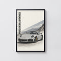 Vintage Porsche 992 Gunther Car Print