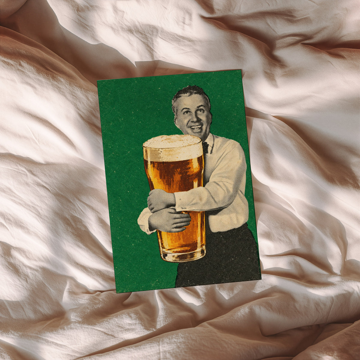 Vintage Beer Print and Poster, Retro Pub Wall Art