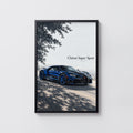 Vintage Bugatti Chiron Super Sport Print
