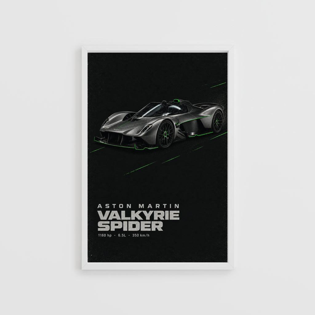 Vintage Aston Martin Valkyrie Spider Print