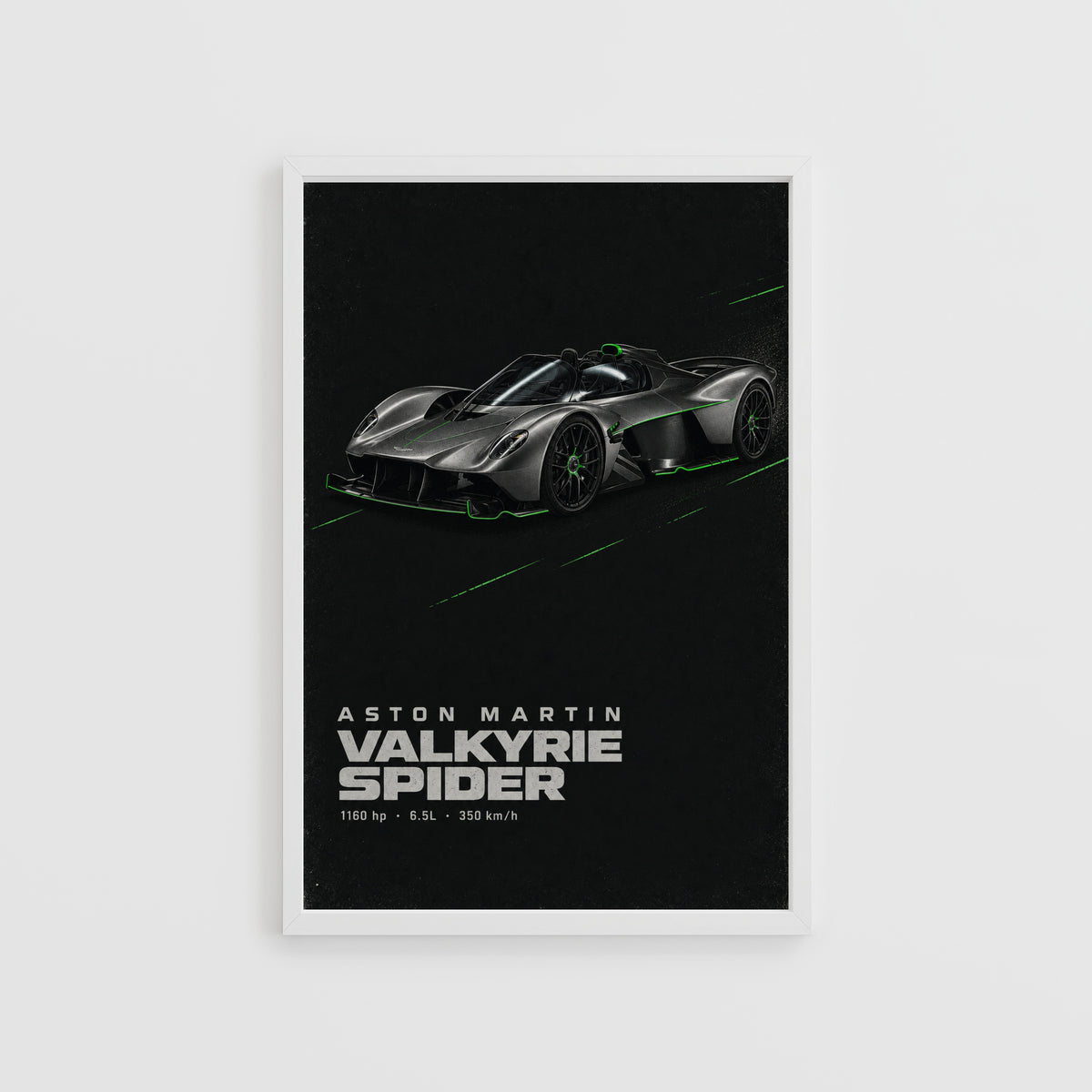 Vintage Aston Martin Valkyrie Spider Print