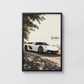 Vintage Koenigsegg Jesko Print, Hypercar Wall Art