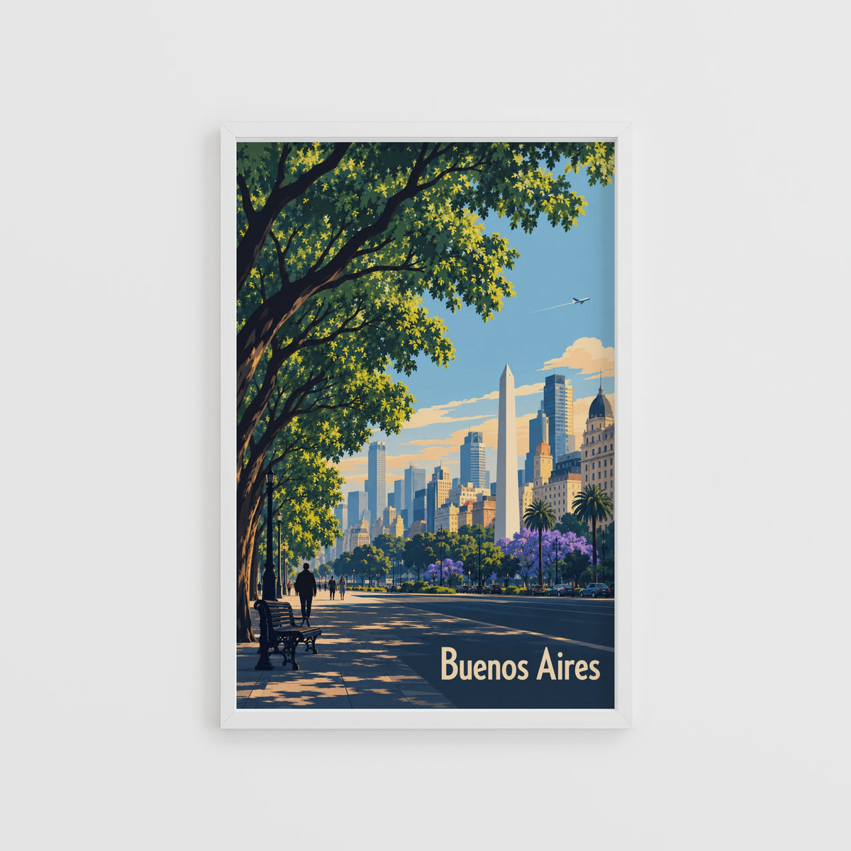 Vintage Buenos Aires Poster, Argentina Wall Art, Print