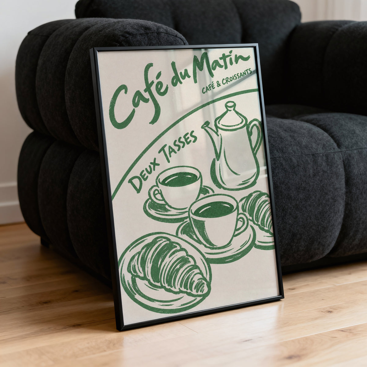 Vintage Cafe Print and Poster, French Kitchen Wall Art
