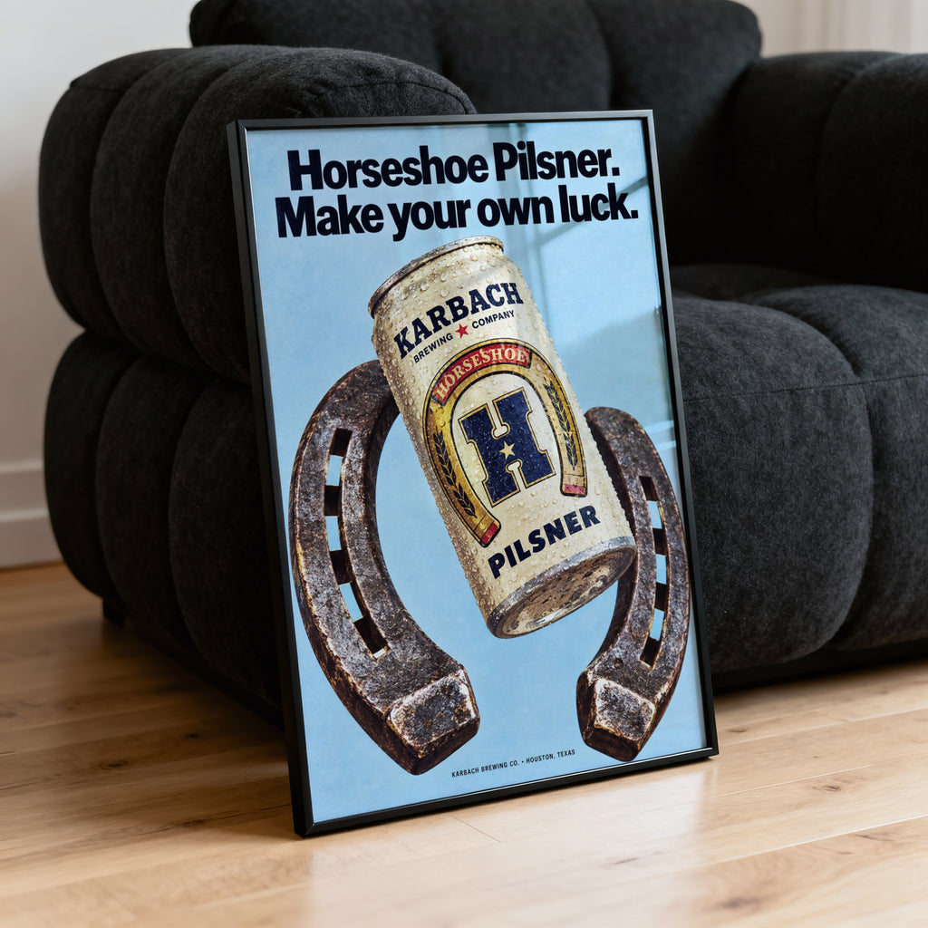 Vintage Karbach Pilsner Beer Print and Poster Wall Art