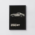 Vintage Ferrari 250 GT Print, Racing Car Poster