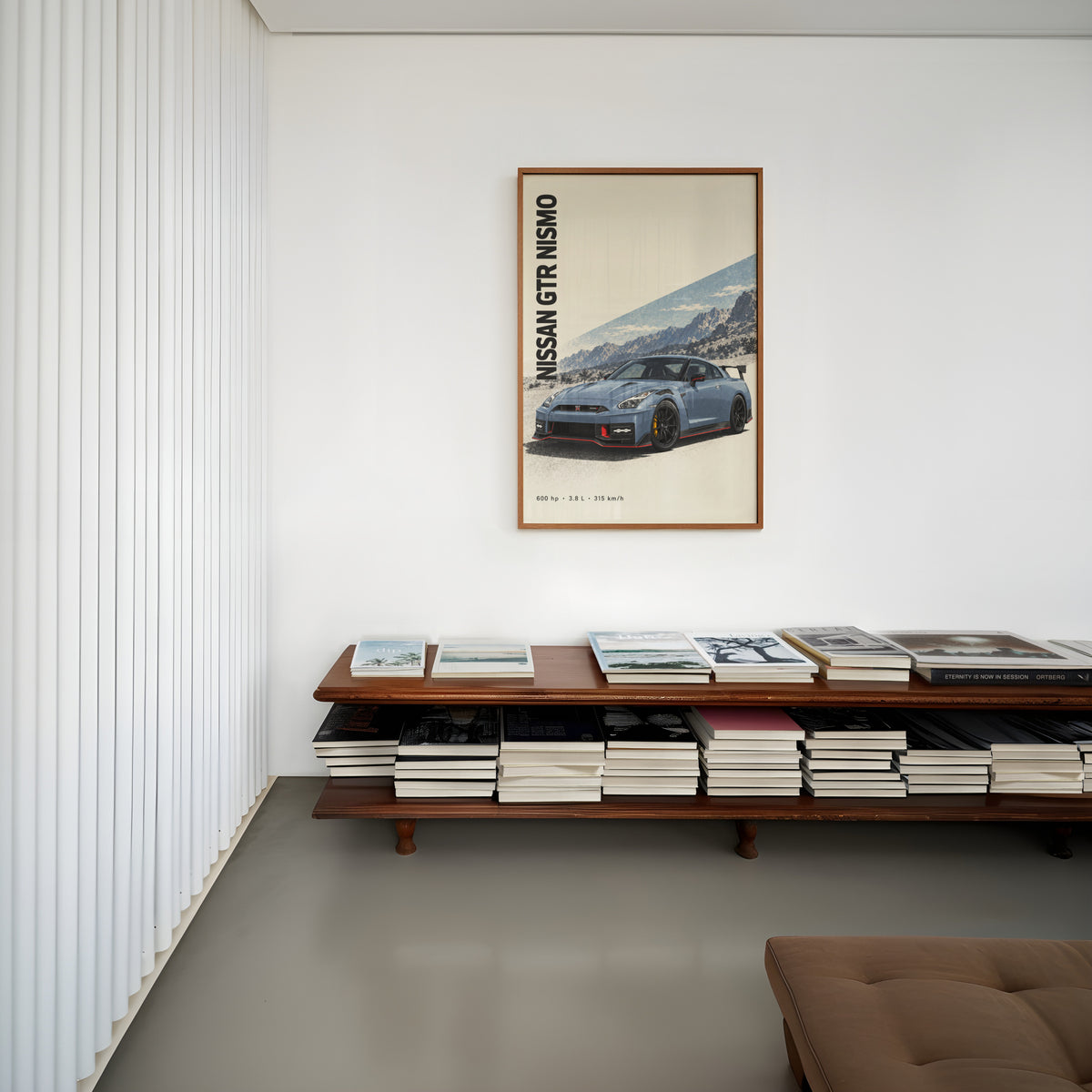 Vintage Nissan GTR Nismo Print, Car Wall Art
