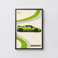 Vintage Maserati MC20 GT2 Print, Car Wall Art