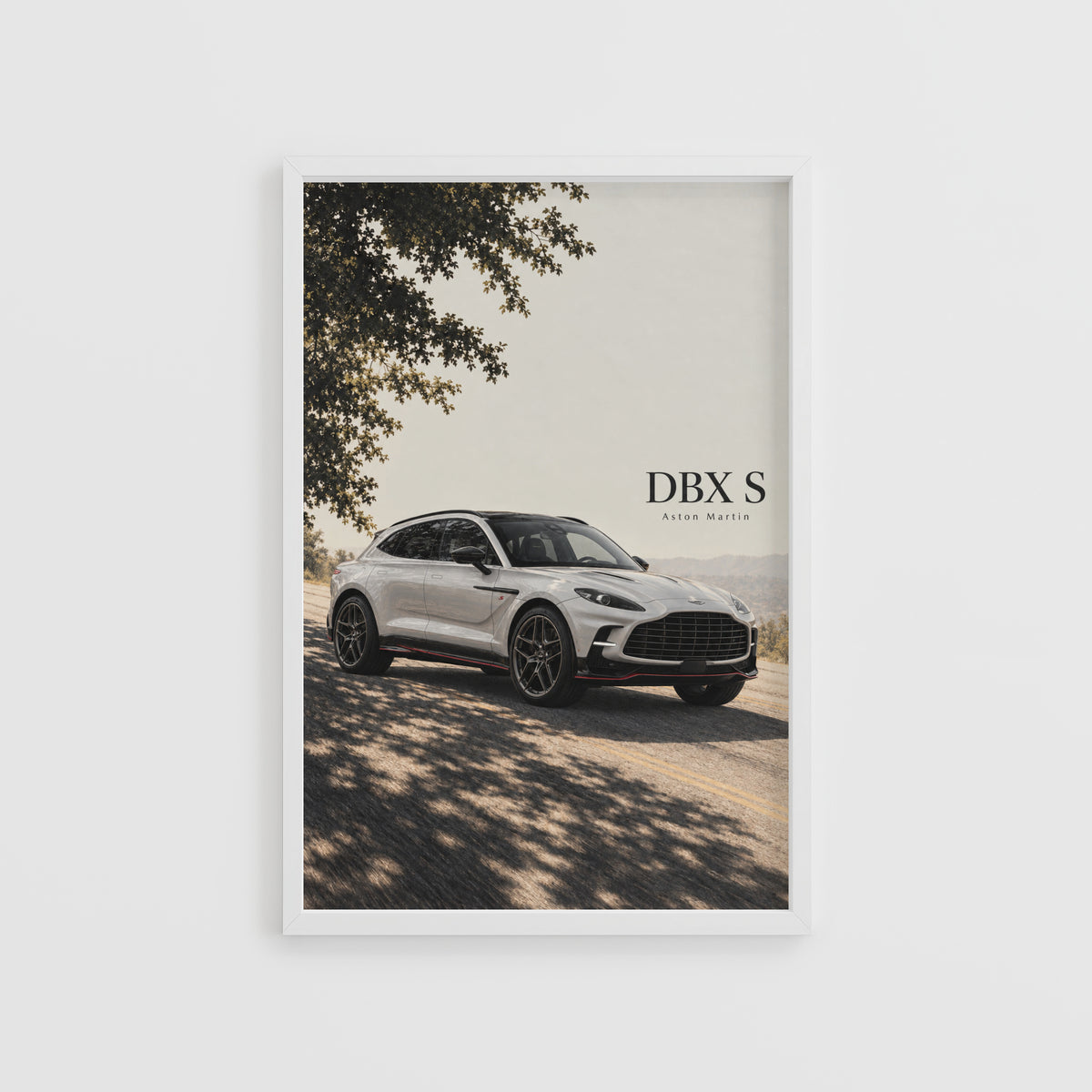 Vintage Aston Martin DBX S Print, Car Poster, Wall Art