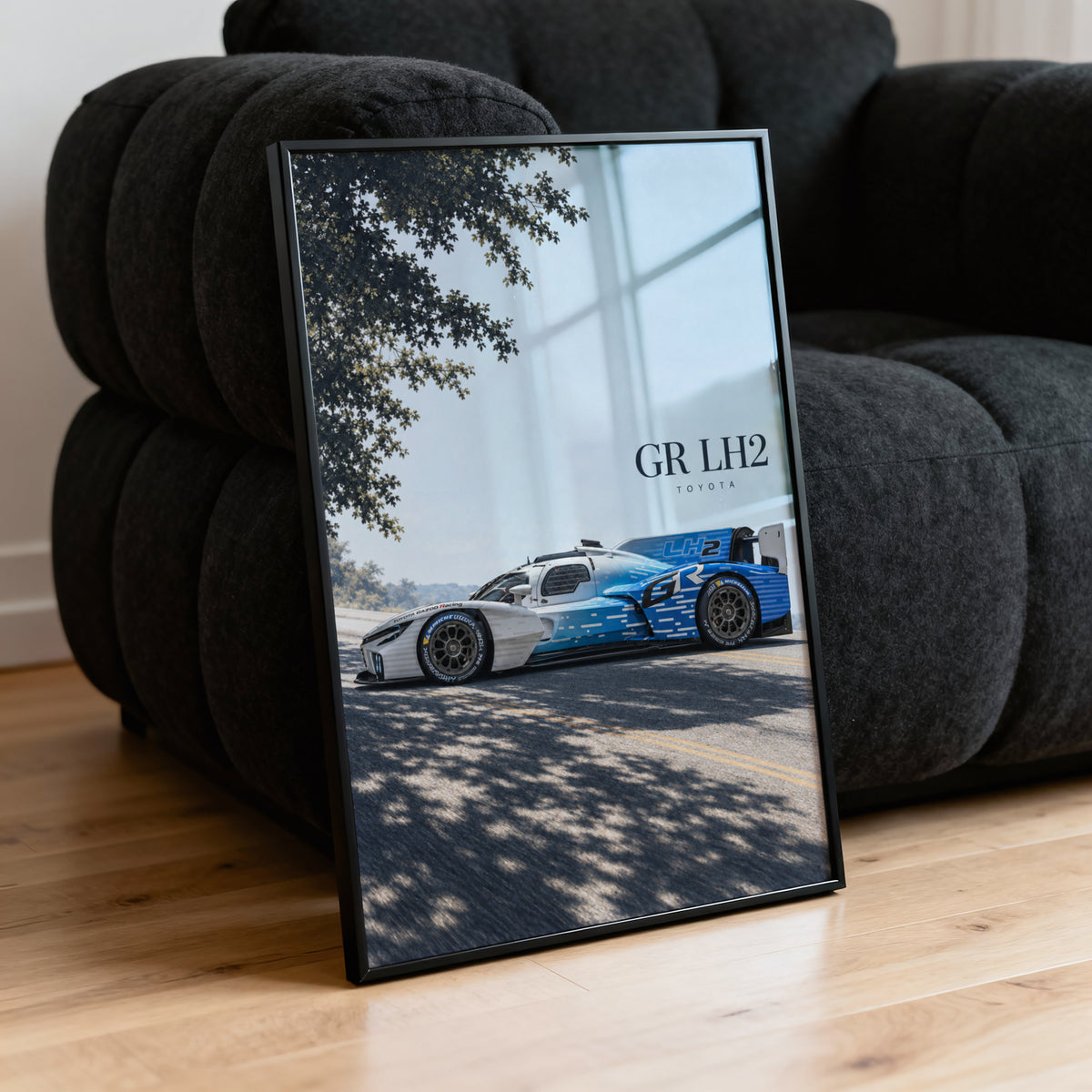 Vintage Toyota Racing Car Print, Le Mans Wall Art