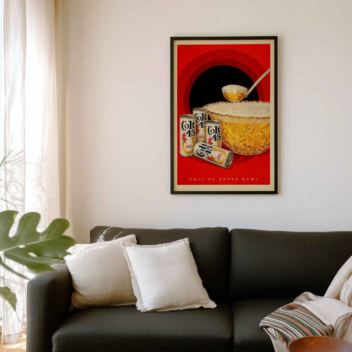 Vintage Colt 45 Print and Poster, Malt Liquor Wall Art