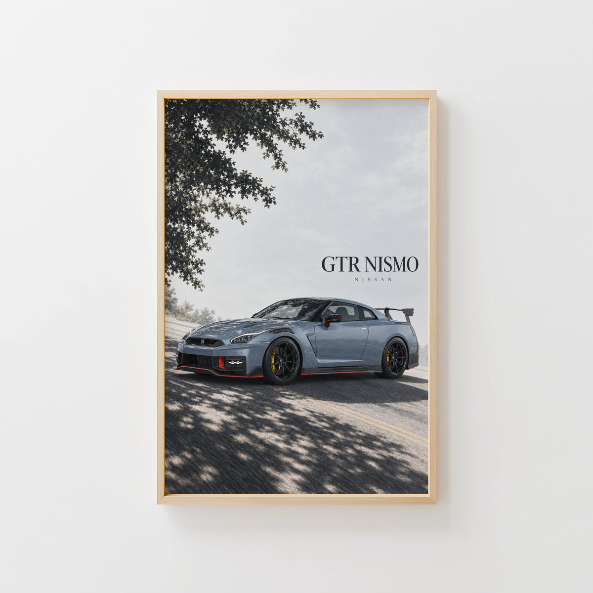 Vintage Nissan GTR NISMO Print, Car Wall Art