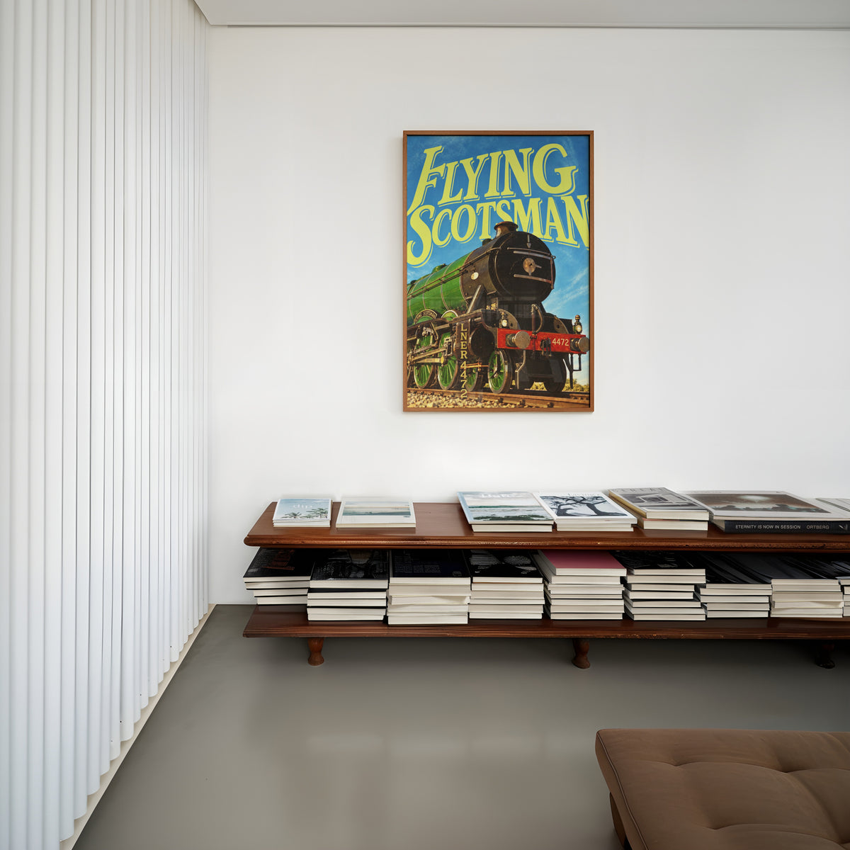Vintage Flying Scotsman Poster, LNER 4472 Steam Train Print