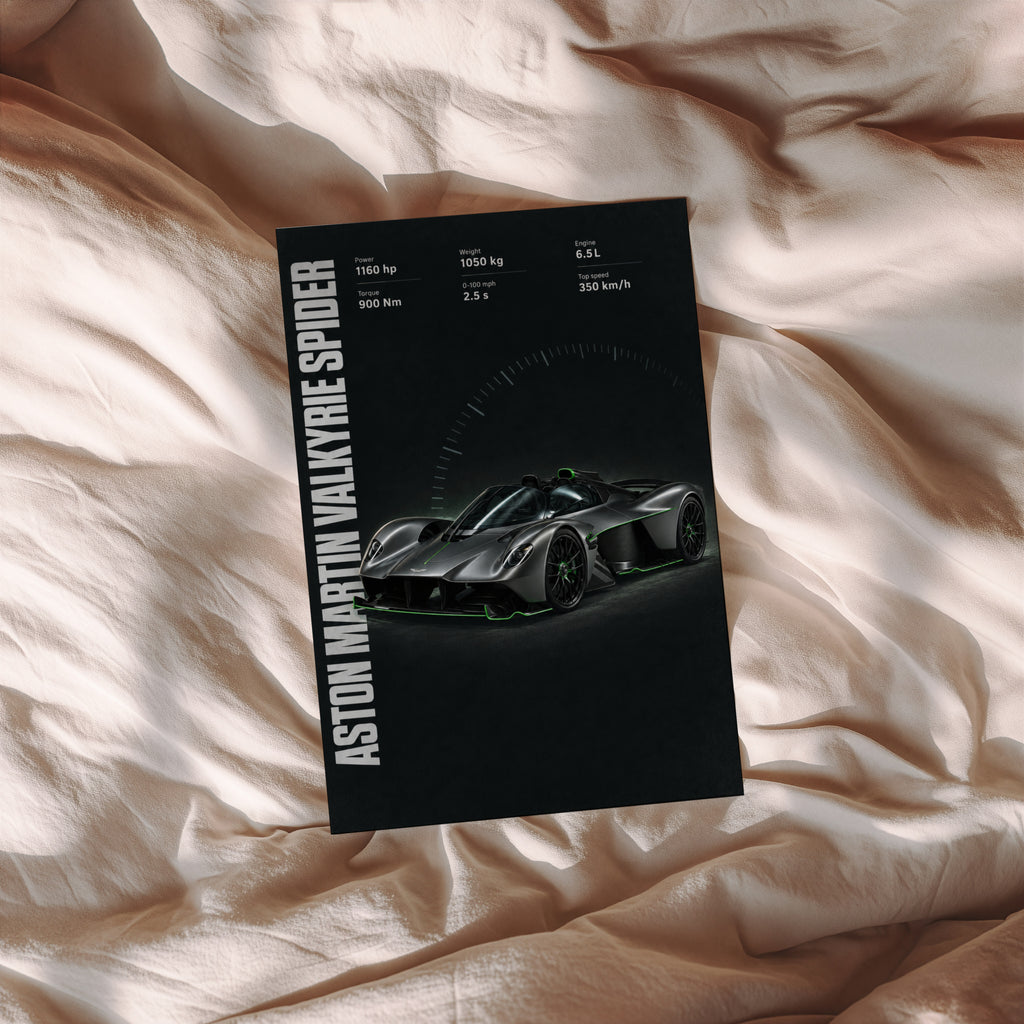 Vintage Aston Martin Valkyrie Spider Print