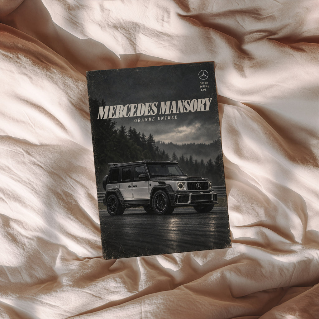 Vintage Mercedes G Wagon Print, Car Wall Art
