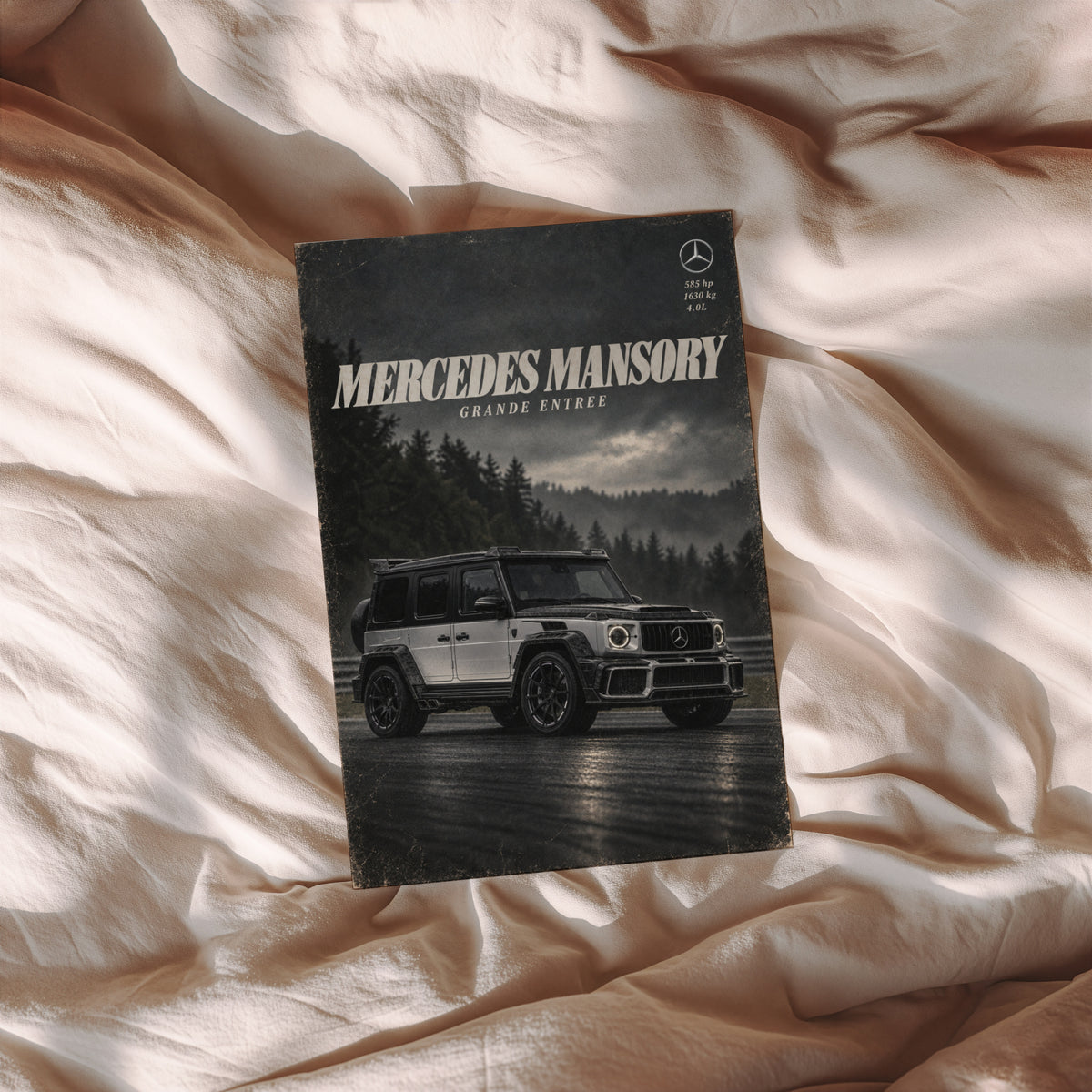 Vintage Mercedes G Wagon Print, Car Wall Art