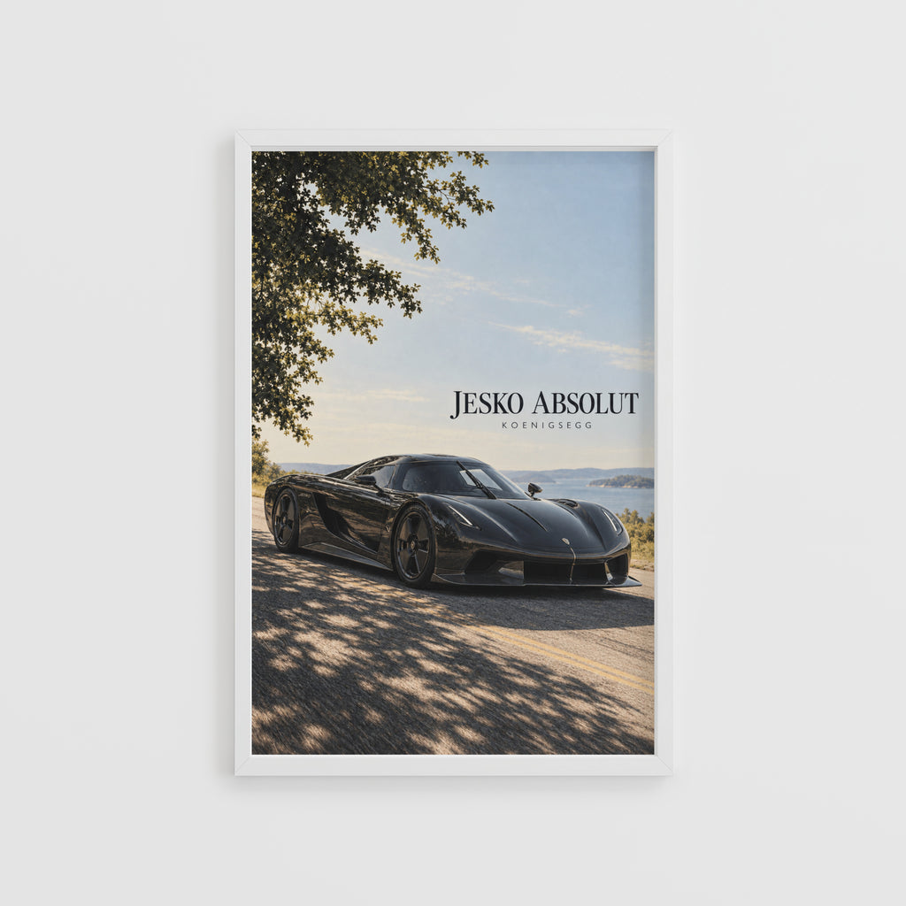 Vintage Koenigsegg Jesko Absolut Car Print